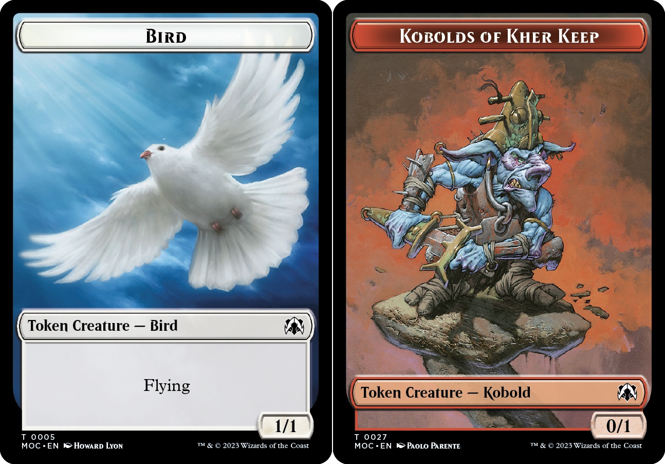 Bird // Kobolds of Kher Keep Double-sided Token