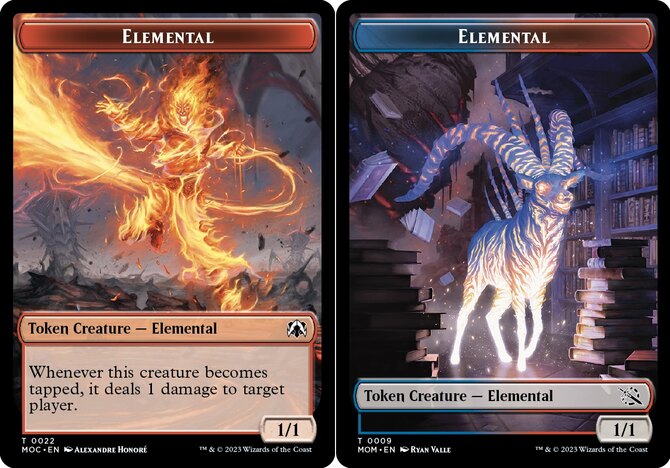 mtg cards that make elemental tokens Token [Strixhaven: School of Mages Tokens] This creatures power and toughness are equal to the number of creatures you control. Sparkspitter MTG - Ultimate Masters