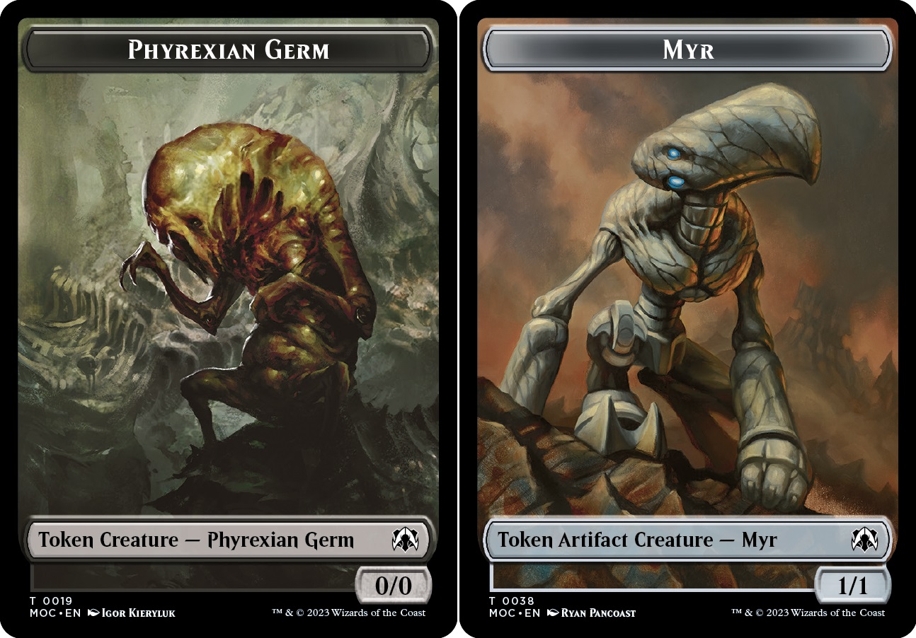 Phyrexian Germ // Myr Token