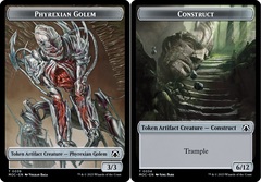 Construct (0034) // Phyrexian Golem (0039) Double-Sided Token