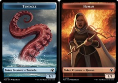 Tentacle // Human (26) Double-sided Token