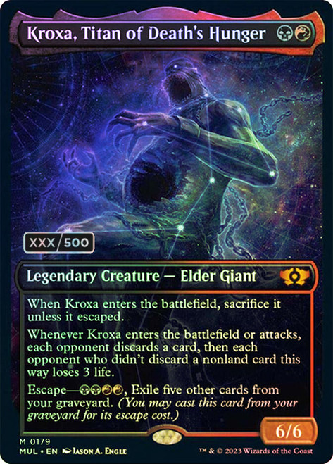 Kroxa, Titan of Deaths Hunger - Foil - Serialized