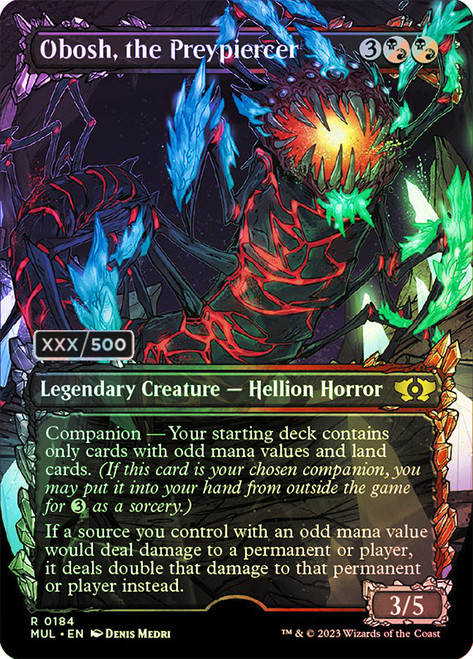 Obosh, the Preypiercer - Foil - Serialized
