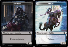 Assassin // Knight (010) (MoM Symbol) Double-sided Token