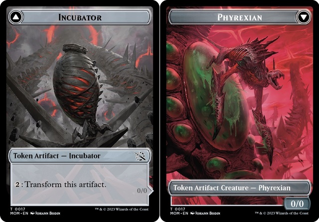 Incubator (017) // Phyrexian (017) Double-Sided Token