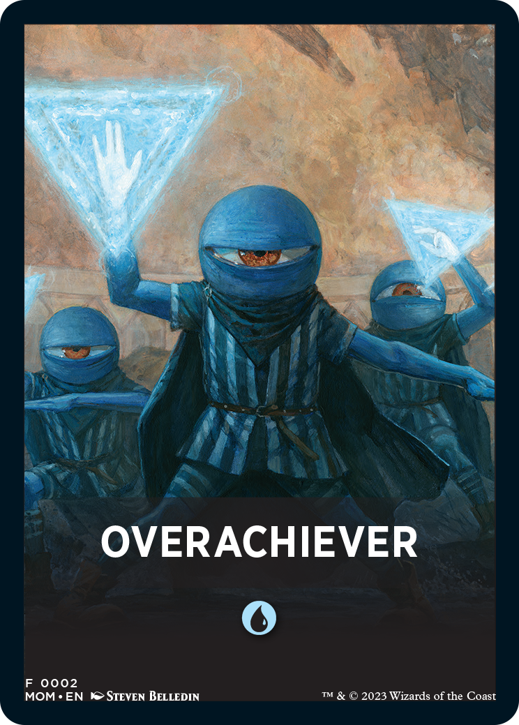 Overachiever Theme Card