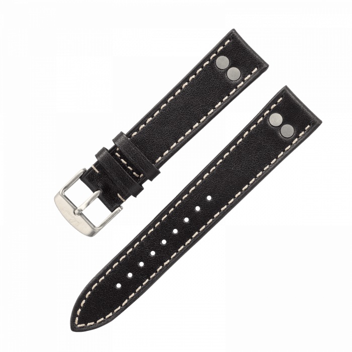 Laco Watch Straps Pilot Strap Black - 402205.XL