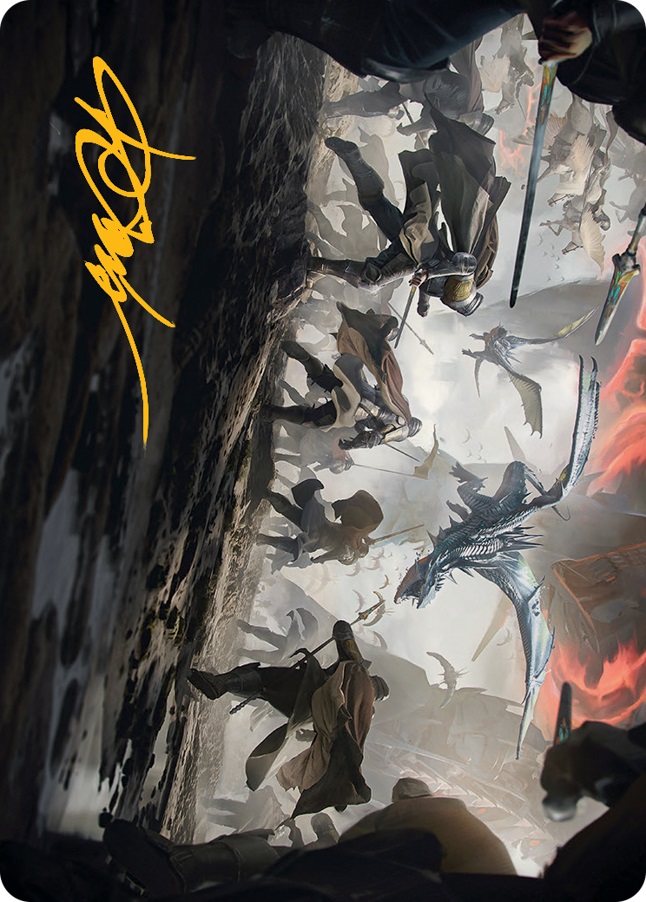 Invasion of Dominaria Art Card - Gold-Stamped Signature