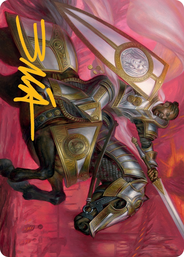 Sigiled Sentinel Art Card - Gold-Stamped Signature Sigiled Sentinel Art Card - Gold-Stamped Signature