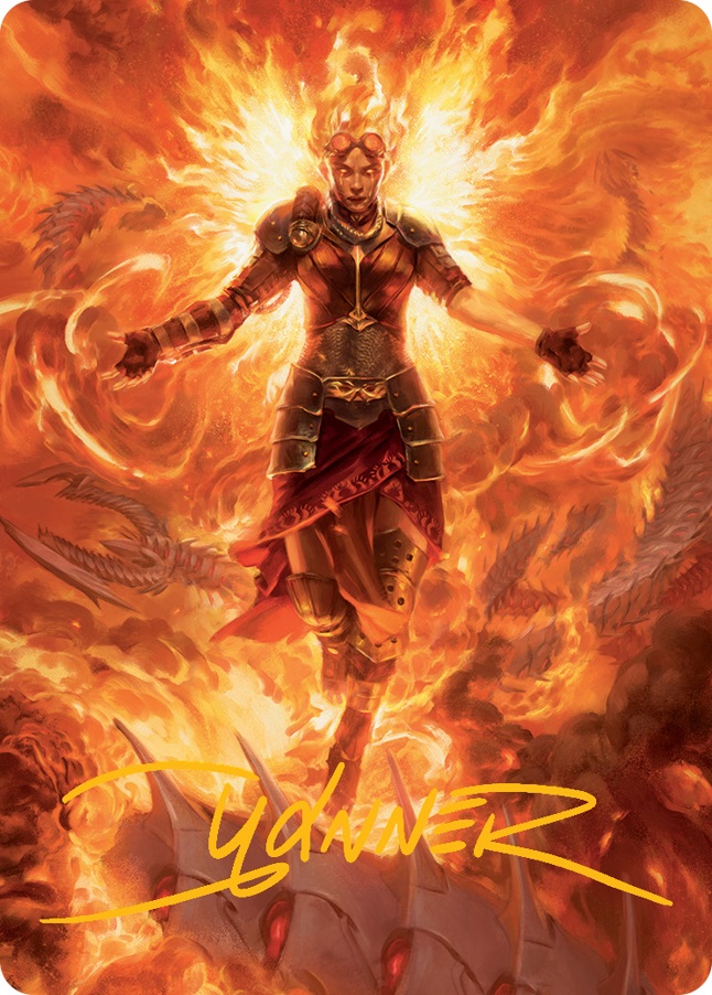 Chandra, Hopes Beacon Art Card - Gold-Stamped Signature