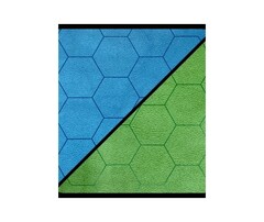 Battlemat 2-Color Vinyl Game Mat Blue/Green - 1