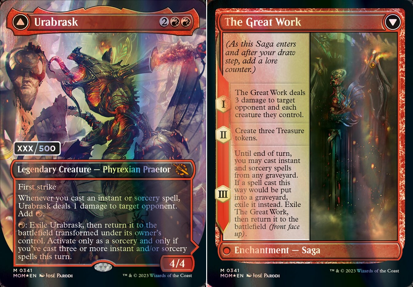 Urabrask // The Great Work - Foil - Serialized