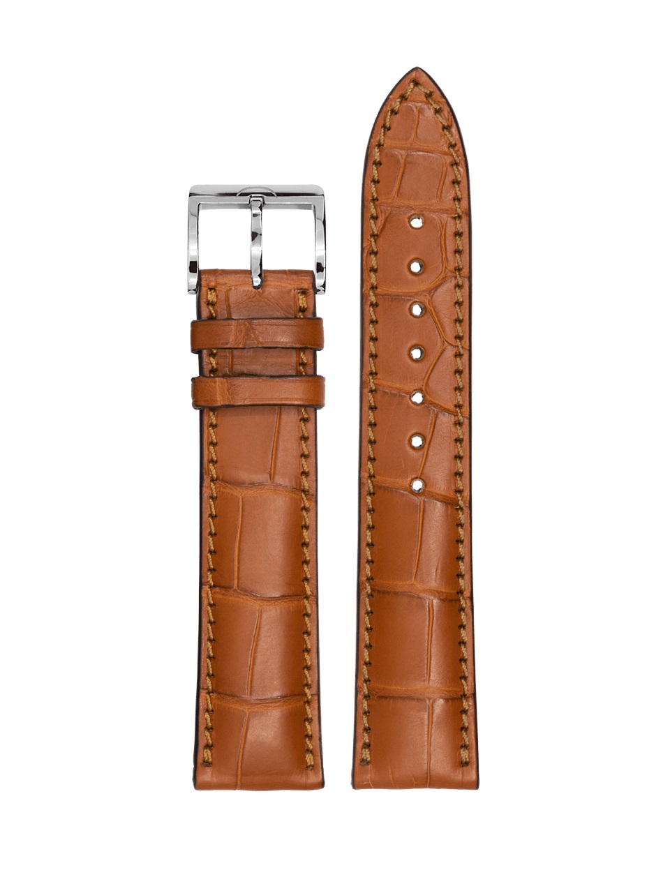 MeisterSinger - Real Alligator Leather Strap Cognac - SL