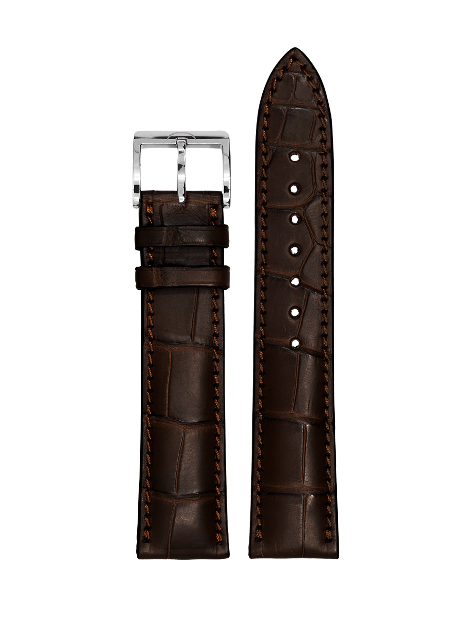 MeisterSinger - Real Alligator Leather Strap Brown - SL
