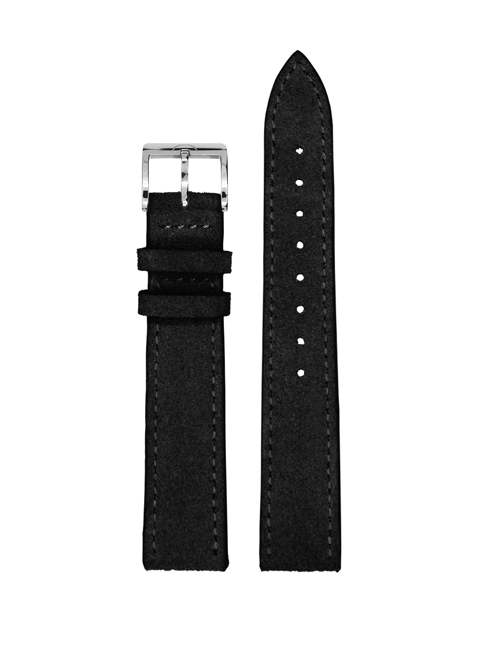 MeisterSinger - Suede Leather Strap Black - SV01