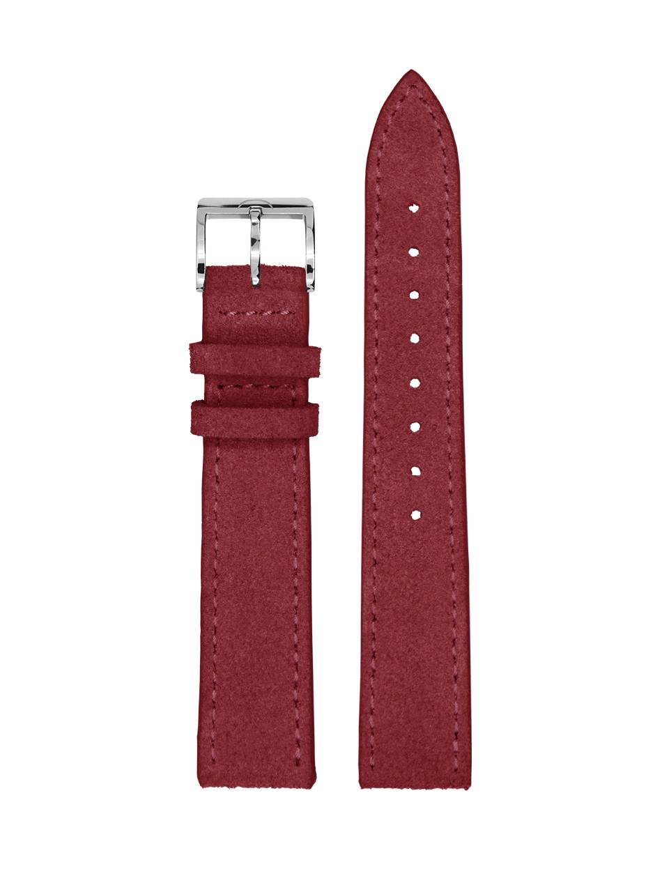 MeisterSinger - Suede Leather Strap Red - SV05