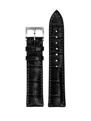 MeisterSinger - Calf Leather Strap With Crocodile Grain - Black - SG01