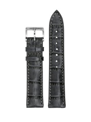 MeisterSinger - Calf Leather Strap With Crocodile Grain - Anthracite - SG06