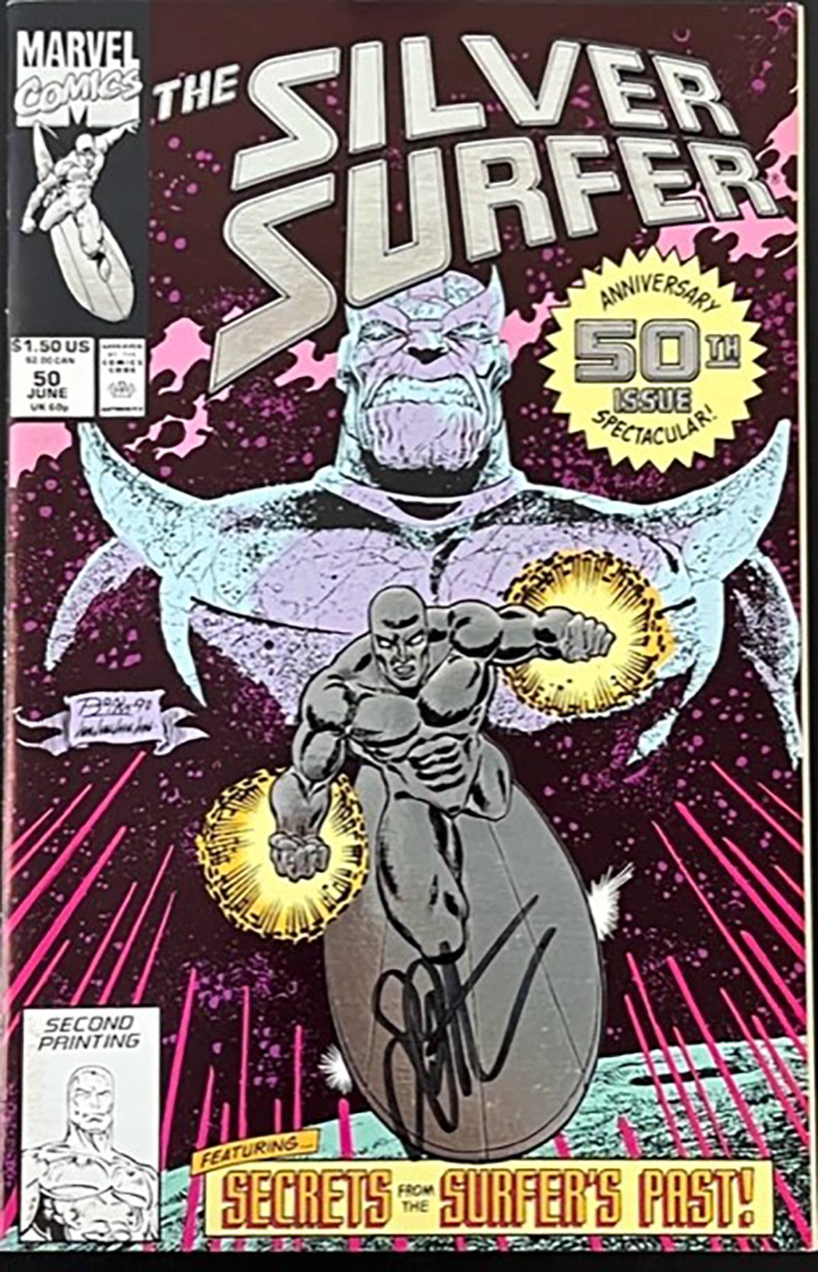 Df Silver Surfer #50 Starlin Sgn (STL267150)