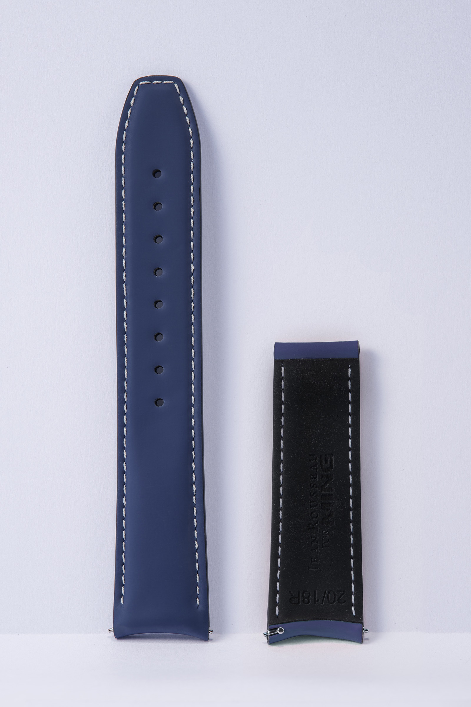 Ming 20MM Regular - Dark Blue Rubber Strap
