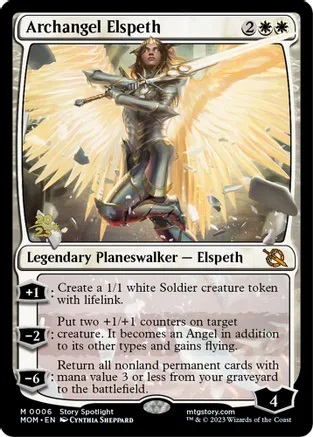 Archangel Elspeth - Foil - Prerelease Promo