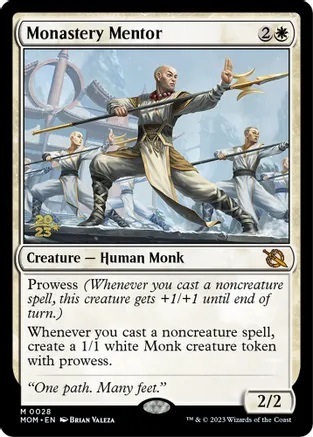 Monastery Mentor - Foil - Prerelease Promo