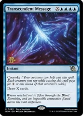 Transcendent Message - Foil - Prerelease Promo