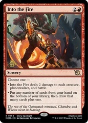 Into the Fire - Foil - Prerelease Promo