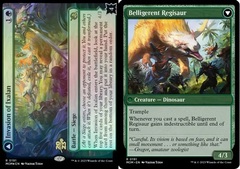 Invasion of Ixalan // Belligerent Regisaur - Foil - Prerelease Promo