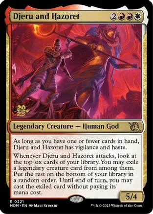 Djeru and Hazoret - Foil - Prerelease Promo