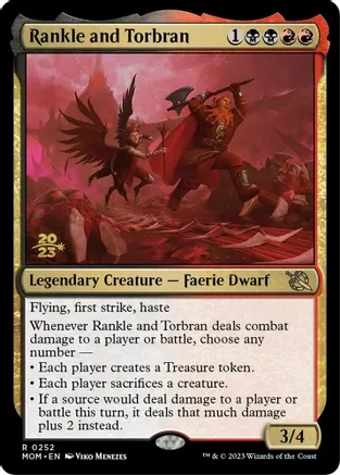 Rankle and Torbran - Foil - Prerelease Promo