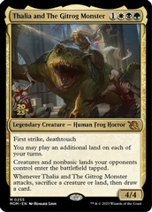 Thalia and The Gitrog Monster - Foil - Prerelease Promo