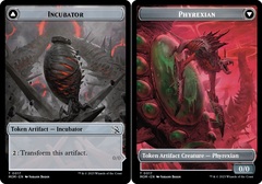 Incubator (017) // Phyrexian (017) Double-Sided Token - Foil