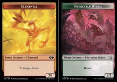 Elemental (0002) // Phyrexian Hydra (0011) Double-Sided Token - Foil