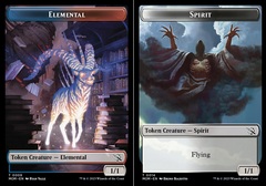 Elemental (009) // Spirit (014) Double-Sided Token - Foil