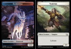 Elemental (009) // Vampire (003) Double-Sided Token - Foil