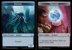 Kraken (004) // Treasure (020) Double-Sided Token - Foil