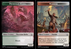 Phyrexian Hydra (011) // Warrior (015) Double-Sided Token - Foil