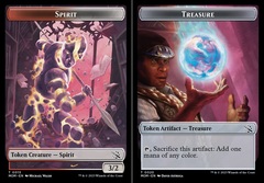 Spirit (013) // Treasure (020) Double-Sided Token - Foil