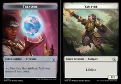 Treasure (0020) // Vampire (0003) Double-Sided Token - Foil