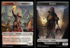 Warrior (0015) // Zombie (0005) Double-Sided Token - Foil