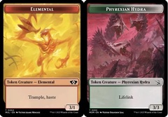 Elemental (0002) // Phyrexian Hydra (0012) Double-Sided Token - Foil