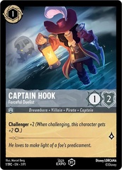 Captain Hook, Forceful Duelist (7/P1) - Satin Holographic Foil