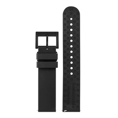 Mondaine - Black Natural Rubber Based Strap  Sustainable Materials 20mm - FPM.16920.22B.K