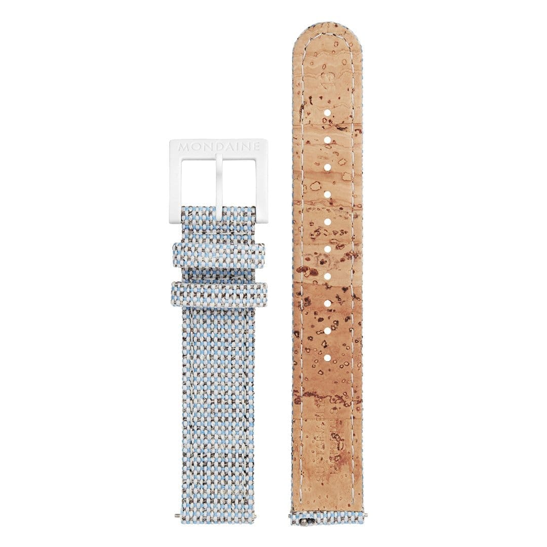 Mondaine - Essence Blue Textile Strap 16mm - FTM.3116.40A.K