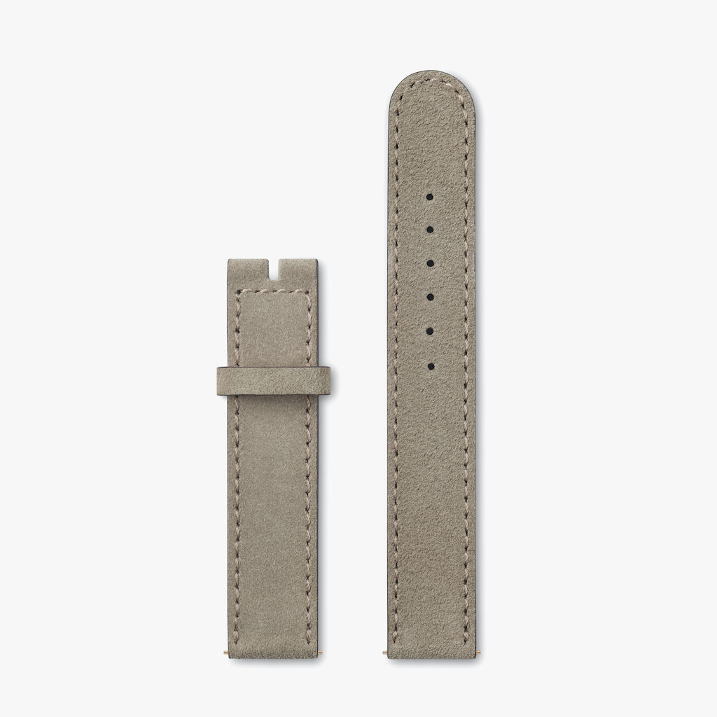 Nomos - Velour Leather Beige 16mm