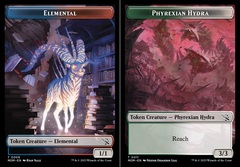 Elemental (009) // Phyrexian Hydra (011) Double-Sided Token