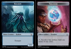 Kraken (004) // Treasure (020) Double-Sided Token