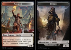 Warrior (015) // Zombie (005) Double-Sided Token