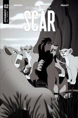 Disney Villains Scar #2 Cvr G 10 Copy Incv Forstner B&W (STL267951)